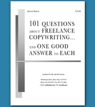 101 Freelance Copywriting Questions